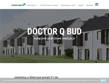 Tablet Screenshot of doctorqbud.pl